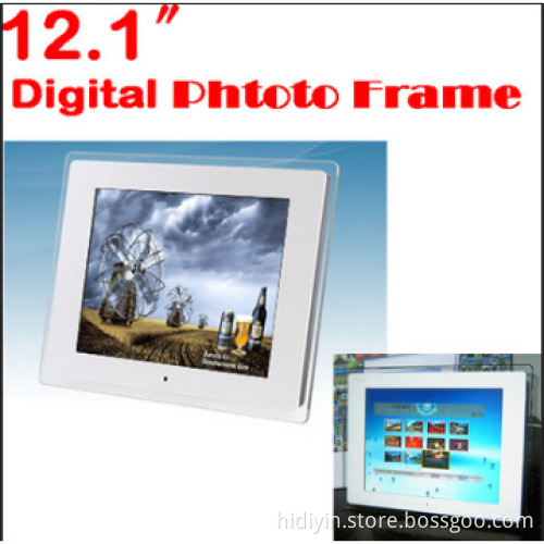 12.1" new bulk digital photo frame with SD card,USB